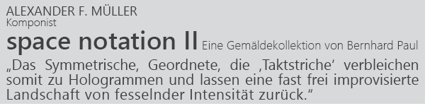 space notation II Alexander Müller